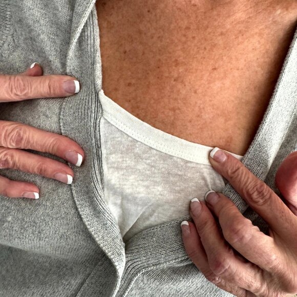 Brochu Walker Grey Sweater Vest Size Medium - Picture 5 of 8